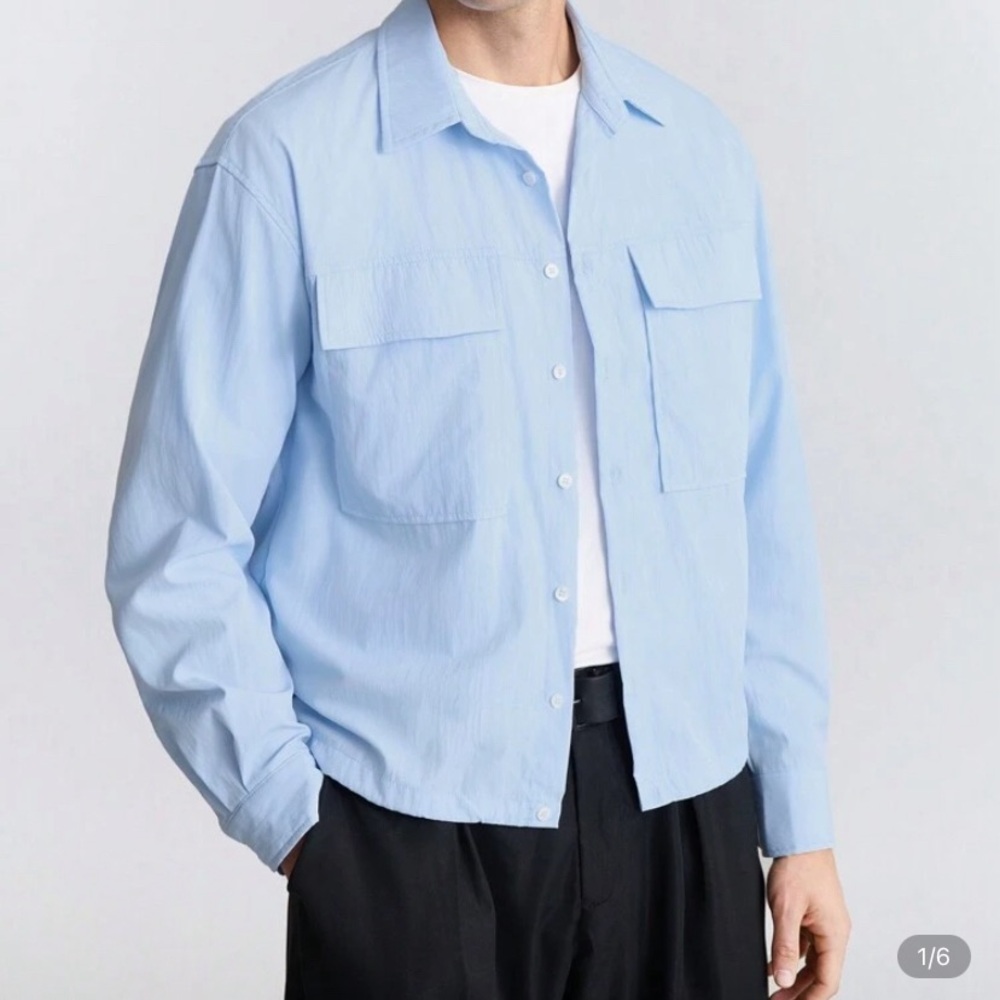 Light Blue Men's Jacket